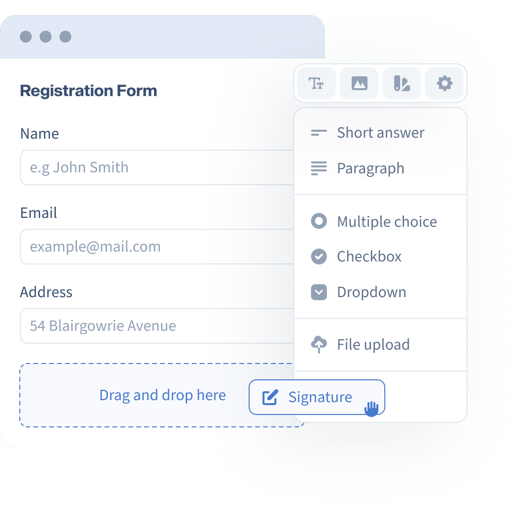 Create and publish your form