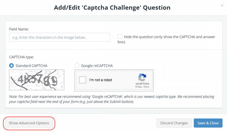 CAPTCHA Verification - Snapforms Resources & FAQs